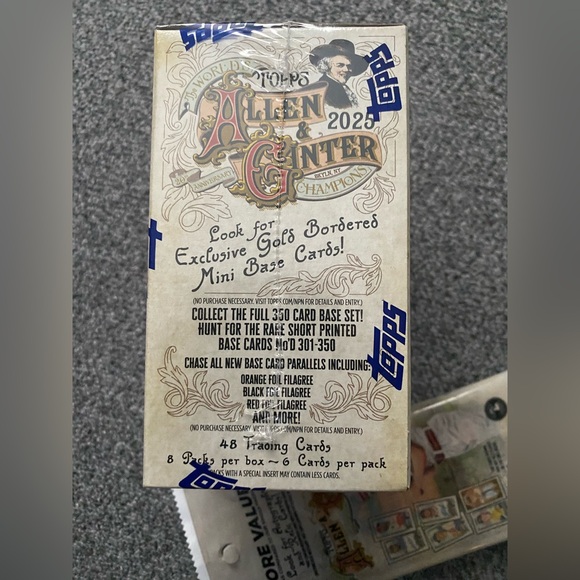 Topps - 2025 Allen & Ginter Baseball Blaster Box + 1 Single Pack Bundle - Picture 3 of 12
